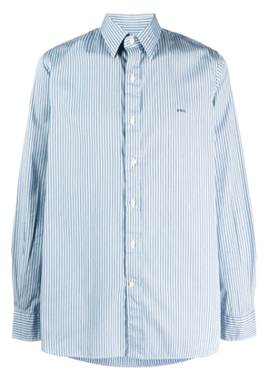 Polo Ralph Lauren logo-embroidered striped shirt - Blue