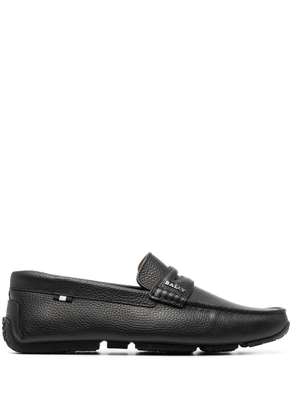 Bally grained-texture leather loafers - Black