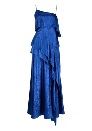 Acler Harley pleat-detailing dress - Blue