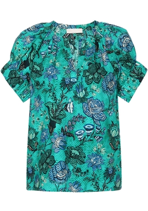 Ulla Johnson Naomi floral-print blouse - Green