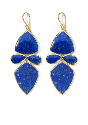 IPPOLITA 18kt yellow gold Polished Rock Candy lapis lazuli earrings