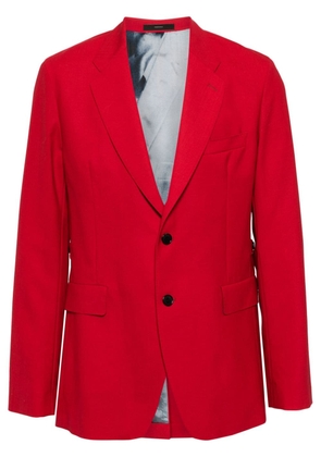 Paul Smith single-breasted wool blazer - Red