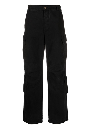 DARKPARK cargo cotton track pants - Black