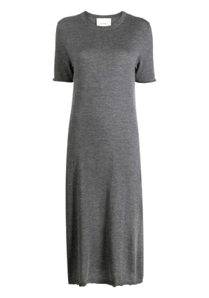 Lisa Yang Ren short-sleeve midi dress - Grey