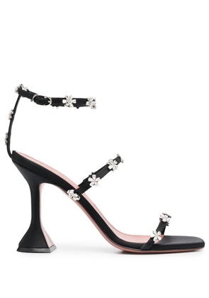 Amina Muaddi Lily 110mm heel sandals - Black
