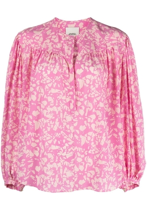 ISABEL MARANT long-sleeve blouse - Pink