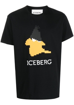 Iceberg Looney Tunes logo-print T-shirt - Black