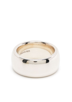 MAOR chunky-band polished-finish ring - Silver