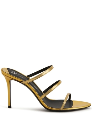 Giuseppe Zanotti Alimha 105mm stiletto sandals - Gold
