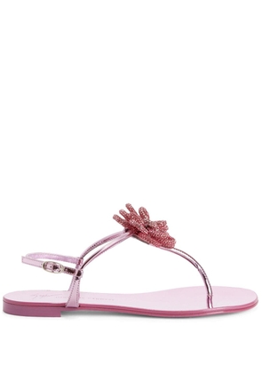 Giuseppe Zanotti Tilliy flower-detailing sandals - Pink
