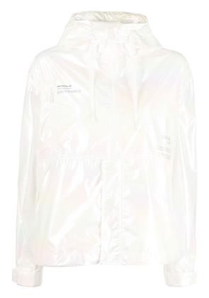 izzue lightweight drawstring jacket - White