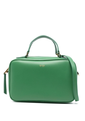 Nº21 Bauletto leather shoulder bag - Green