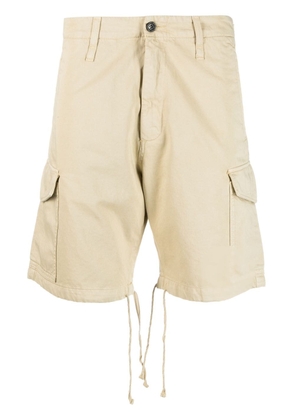 Haikure knee-length cotton bermuda shorts - Neutrals