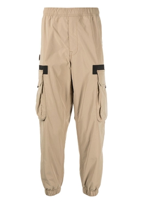 AAPE BY *A BATHING APE® elasticated-waistband tapered-leg pants - Brown
