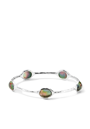IPPOLITA sterling silver Rock Candy® crystal and black shell bangle