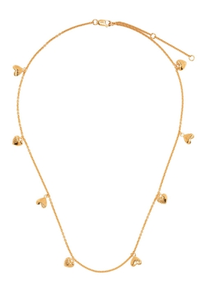Rachel Jackson Untamed Deco Hearts necklace - Gold