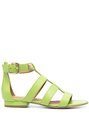 Paul Warmer stud-embellished leather sandals - Green