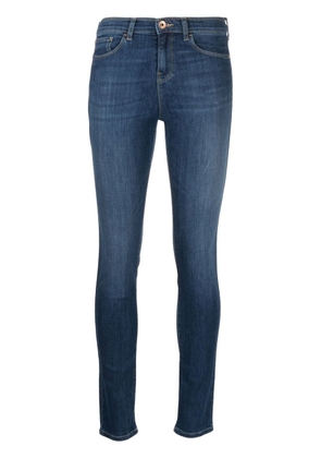 Emporio Armani skinny-cut leg jeans - Blue