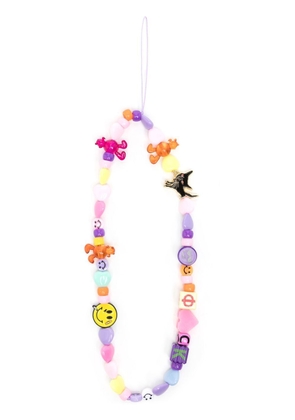 Natasha Zinko beaded-design phone strap - Multicolour