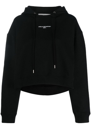 Stella McCartney logo print hoodie - Black