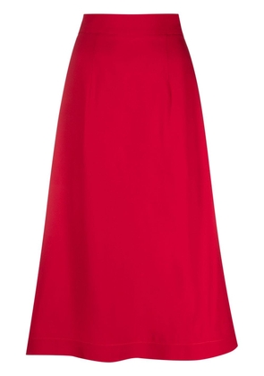 Moschino high-waisted skirt - Red