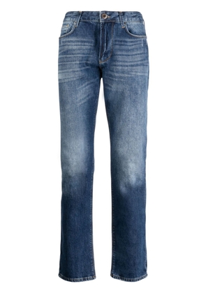 Emporio Armani low-rise straight jeans - Blue