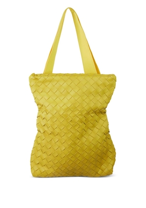 Bottega Veneta Pre-Owned Intrecciato open top tote bag - Yellow