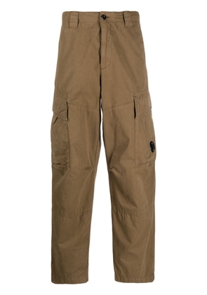 C.P. Company straight-leg cotton cargo trousers - Green