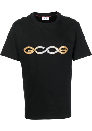 Gcds logo-print cotton T-shirt - Black
