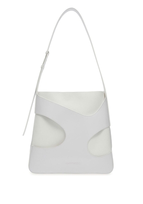 Ferragamo textured shoulder bag - White