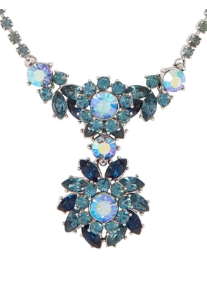Susan Caplan Vintage 1960s Trifari Swarovski crystal-embellished necklace - Silver