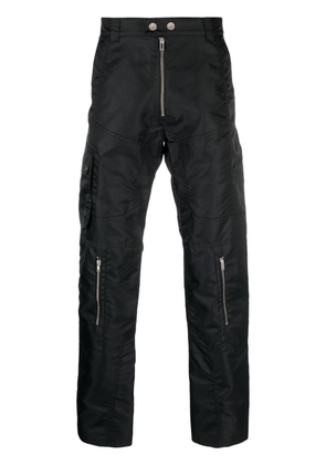 GmbH panelled biker trousers - Black