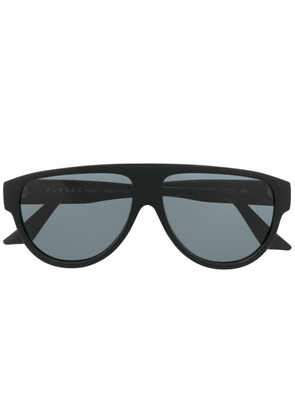 FURSAC acetate pilot-frame sunglasses - Black