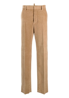 Dsquared2 straight-leg corduroy trousers - Neutrals