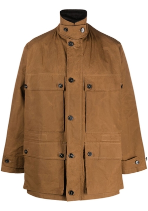 Mackintosh Country waxed cotton raincoat - Brown