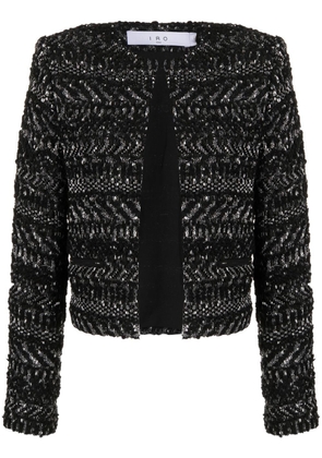 IRO fitted tweed jacket - Black