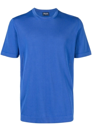 Drumohr crew-neck short-sleeve T-shirt - Blue