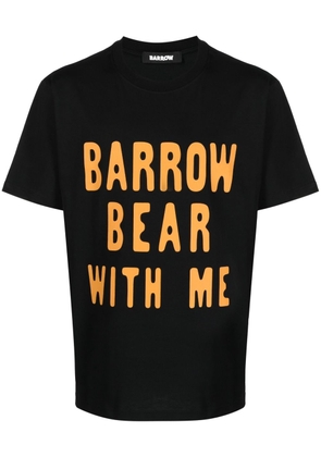 BARROW graphic-print cotton T-shirt - Black