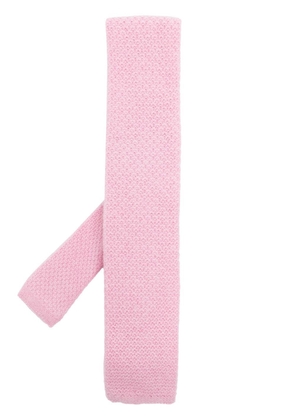 N.Peal cashmere chunky knit tie - Pink