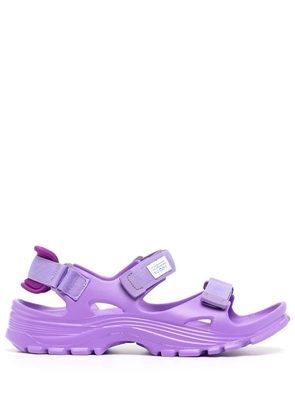 Suicoke WAKE moulded touch-strap sandals - Purple