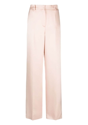 Magda Butrym wide-leg silk trousers - Pink