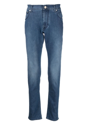 Corneliani low-rise slim-cut jeans - Blue