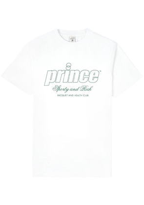 Sporty & Rich Prince Health cotton T-shirt - White