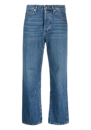 3x1 wide-leg cropped jeans - Blue