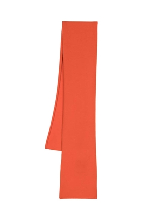 Pringle of Scotland fine-knit cashmere scarf - Orange