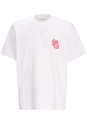Carhartt WIP Hellraiser-print organic cotton T-shirt - White