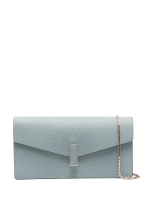 Valextra Iside leather clutch bag - Grey