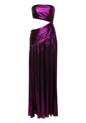 Retrofete Kenna cut-out detailed maxi dress - Purple