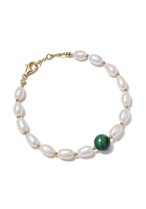 Astley Clarke Stilla pearl malachite bracelet - White