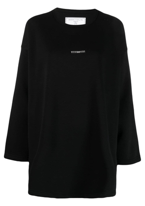 Société Anonyme graphic-print crew-neck sweatshirt - Black